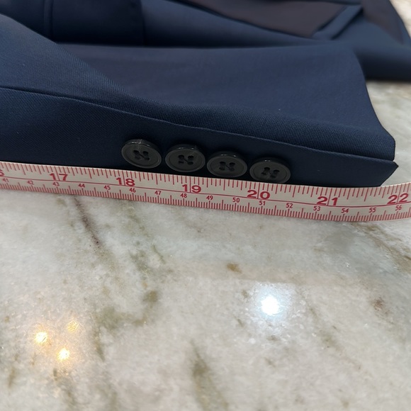 Designer Custom Suit Jacket & Pants Dark Navy • Fully Lined - Picture 5 of 5